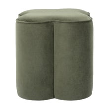 Fleur Velvet Ottoman